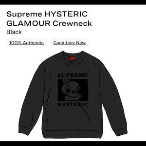 Supreme Hysteric Glamour Crewneck DS